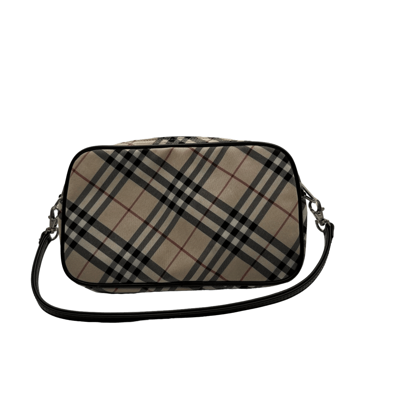 Burberry Nylon Vintage Checkered Pouch Sling Bag